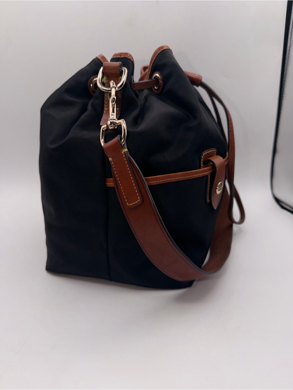 Dooney & Bourke Wayfarer Nylon Drawstring Hobo Bag - Picture 4 of 11